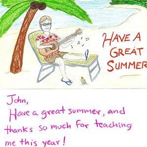 A Thank You Card from Andreana to John