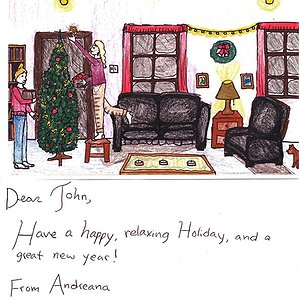 A Thank You Card from Andreana to John 2