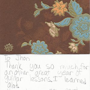 A Thank You Card to John from Graydon