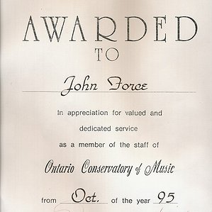 A Teaching Award to John