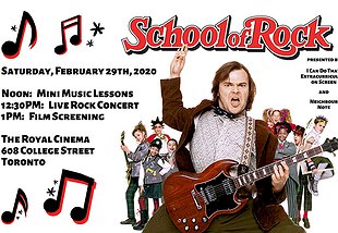 School of Rock Sat. Feb.29, 2020