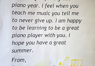Thank You to Nina from Peter